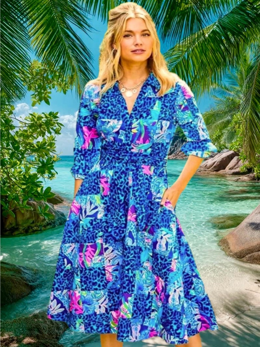 Lilly Pulitzer NWT Mira Shirtdress Pop Up Lillys Party 🎈$448 Size 10,12,14,16 - Picture 6 of 8